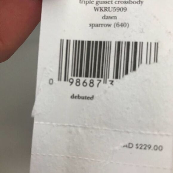 Kate spade ♠️ Gusset Crossbody NWT - Picture 5 of 7